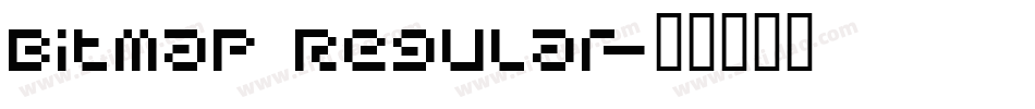 Bitmap Regular字体转换